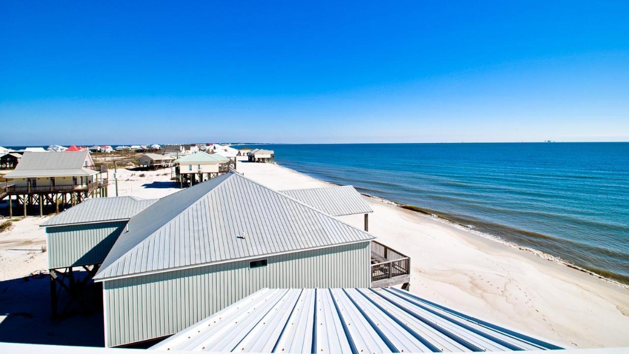 Strand Castle - Gulf Front! An Ideal Layout With Game Room, Small Private Pool, And Roof Top Crow'S Nest! Home Dauphin Island Exteriér fotografie